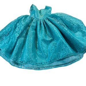 Barbie's Apparel Toddler 2 Formal Blue Dress